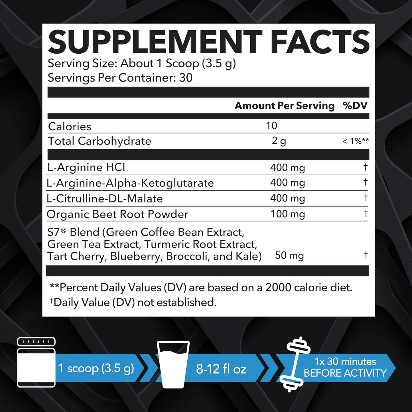 Saw Palmetto Herbal Supplement & L-Arginine Workout Powder for Men - Muscle Recovery - Pre & Post Workout - 100 Capsules & Drink Mix Powder