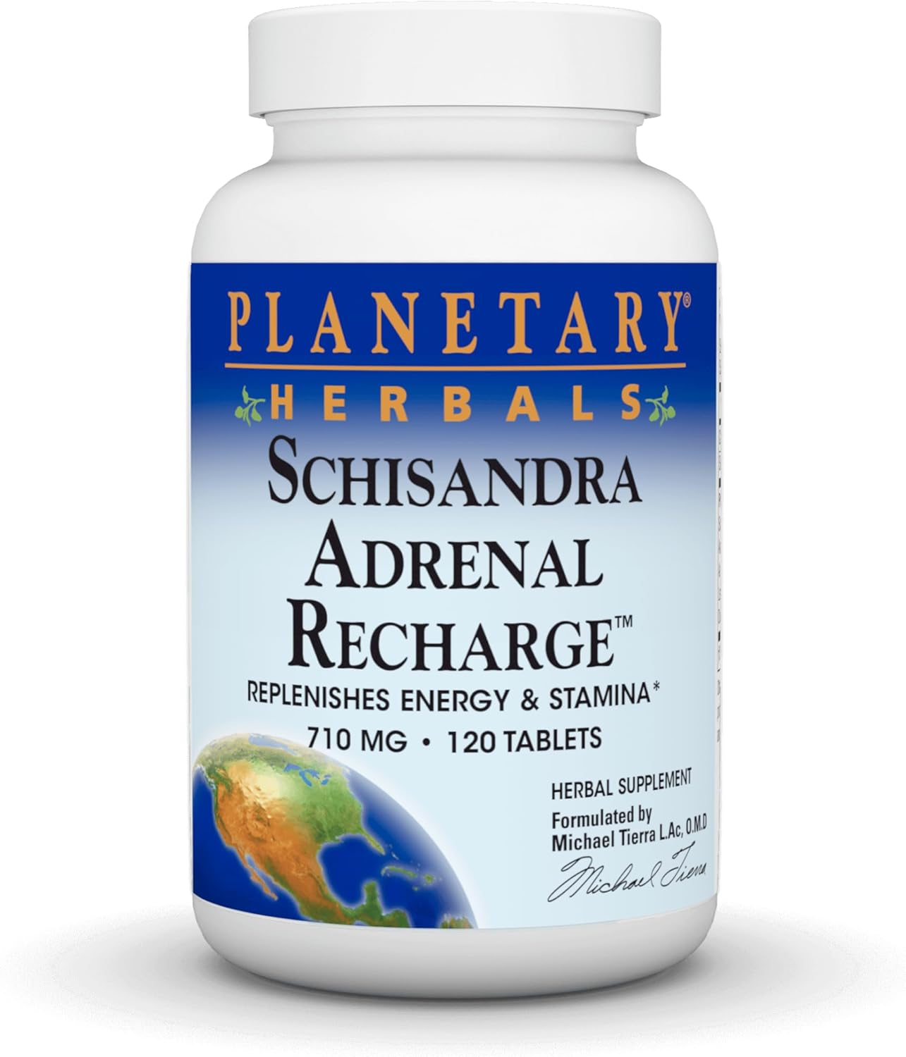Schisandra Adrenal Complex 710mg Tablets with Yam Rhizome, Poria Sclerotium - 120 Count