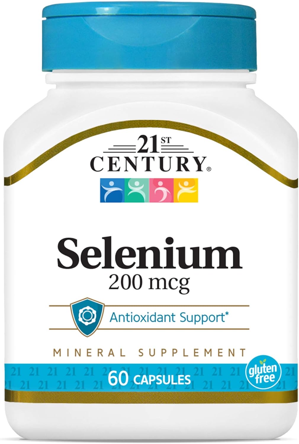 Selenium 200 mcg Capsules - 21st Century - 60 Count