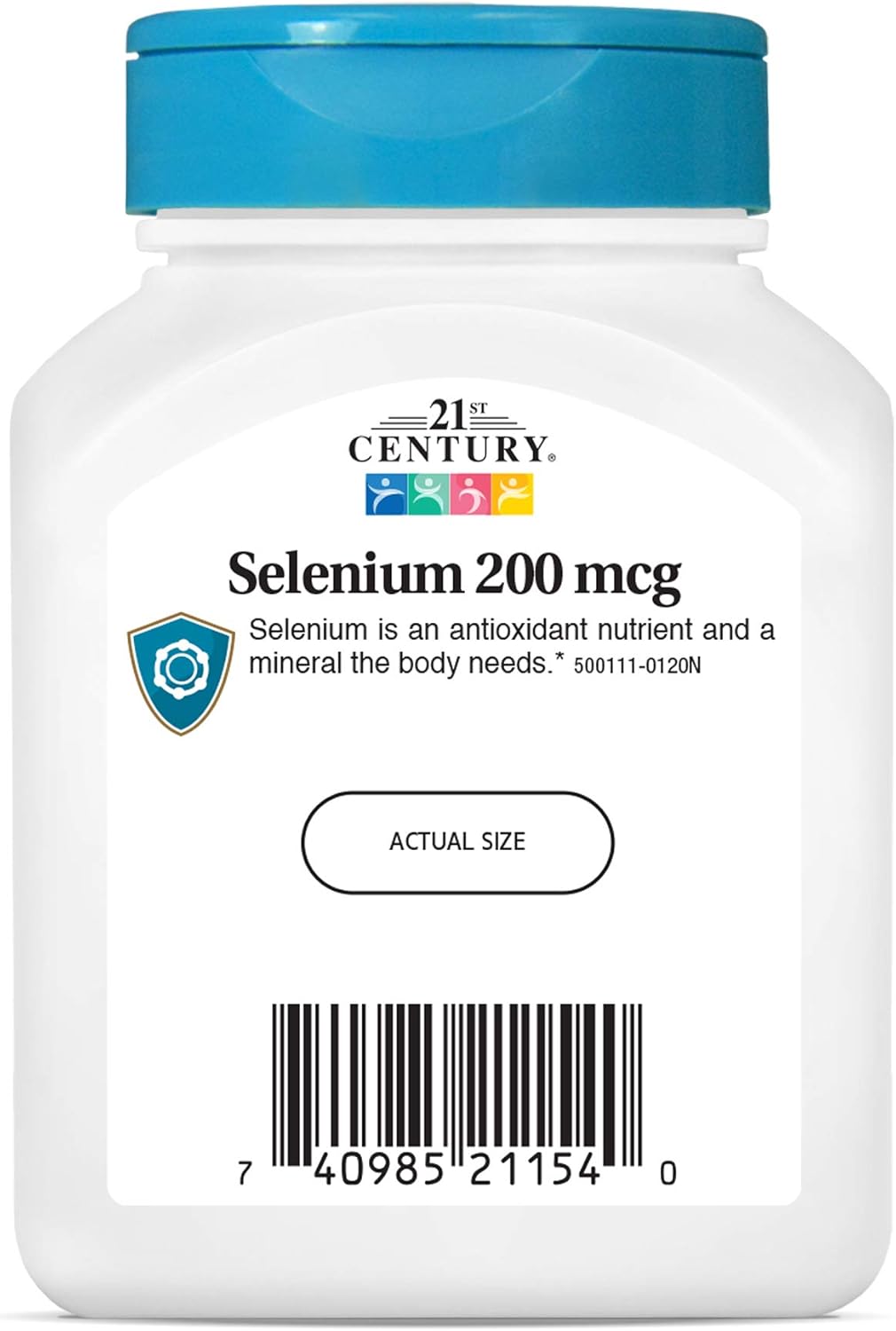 Selenium 200 mcg Capsules - 21st Century - 60 Count