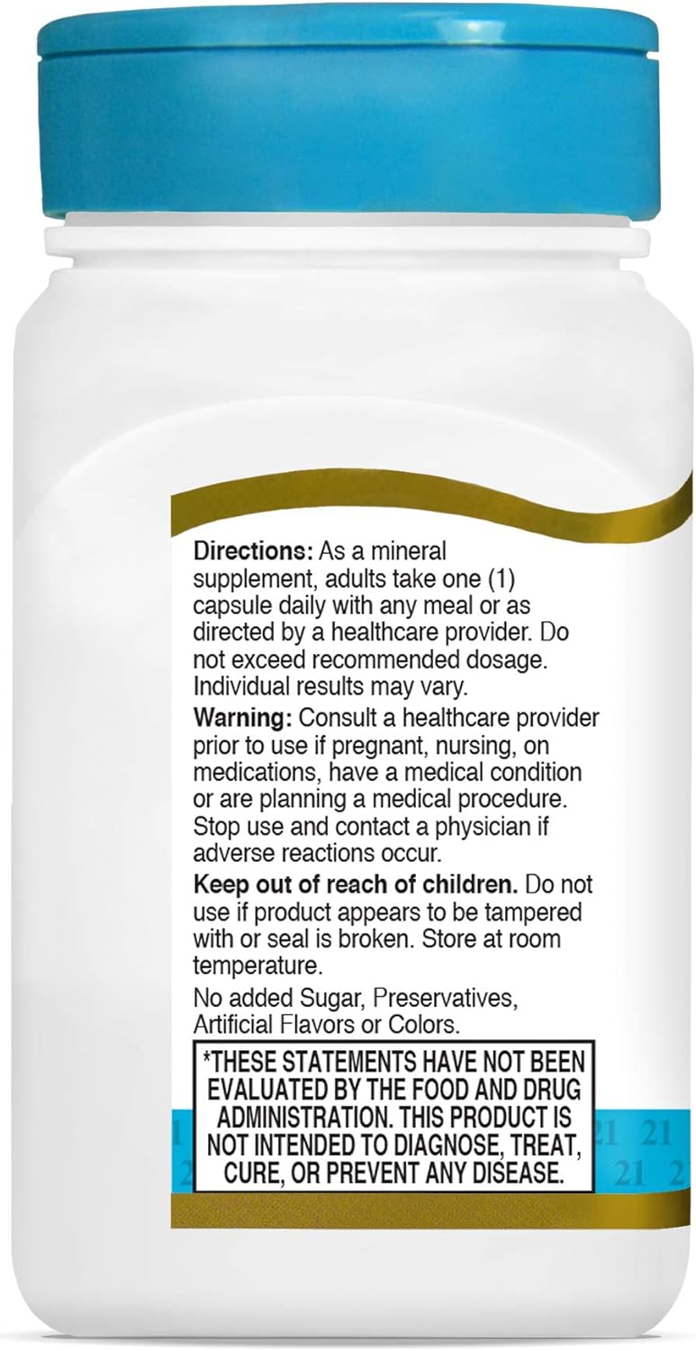 Selenium 200 mcg Capsules - 21st Century - 60 Count