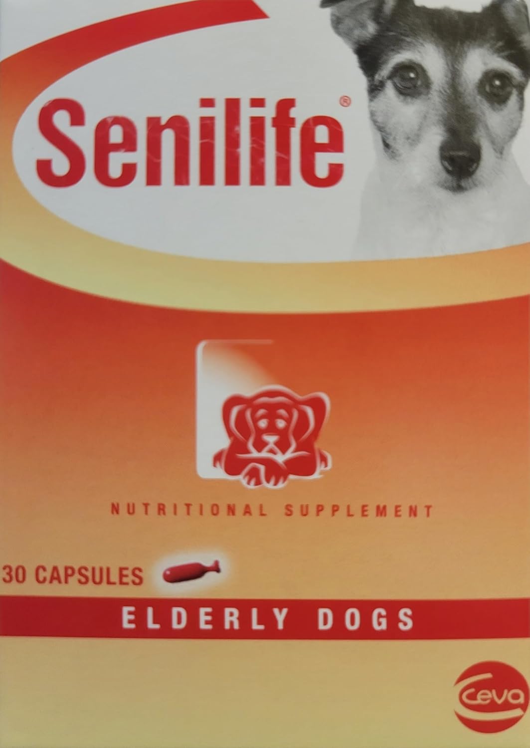 Senilife Nutritional Supplement for Elderly Dogs - 30 Capsules - SEGMINISMART CEVA Animal Health D59010B