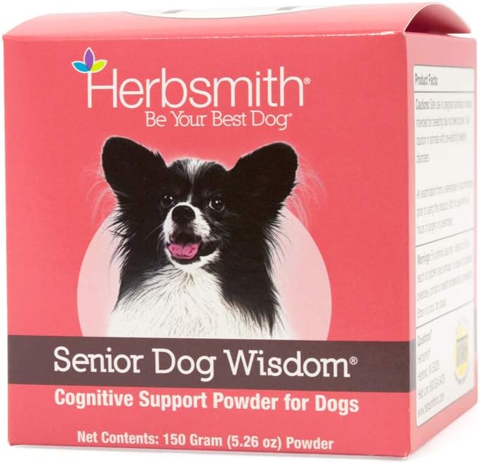 Senior Dog Dementia Supplement with DHA for Brain Health - 150g by Herbsmith
