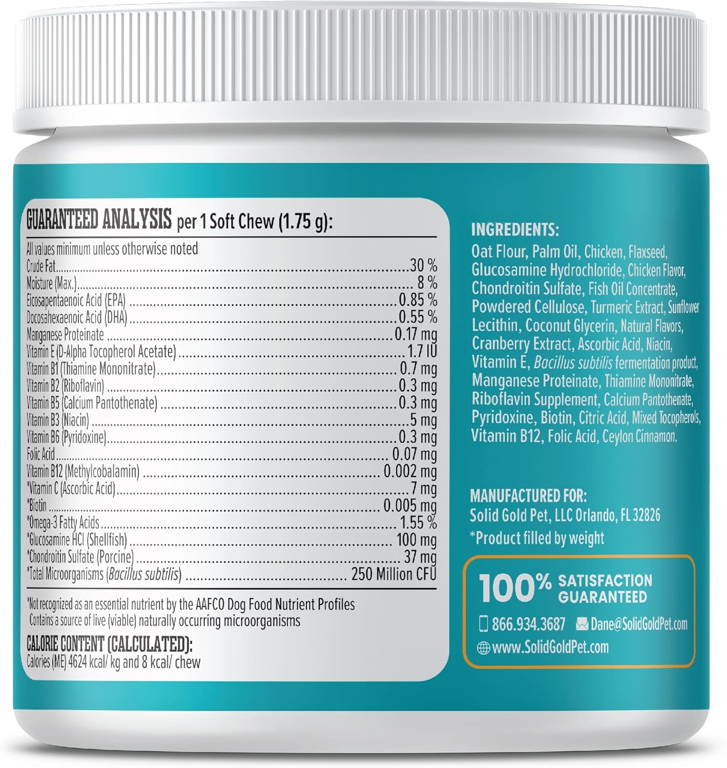 Senior Dog Multivitamin Chewable Supplement - PetVites Solid Gold Dog Vitamins with Vitamin C, A, B12, E, Probiotics, & Antioxidants for Immune & Digestive Health (120 Count)