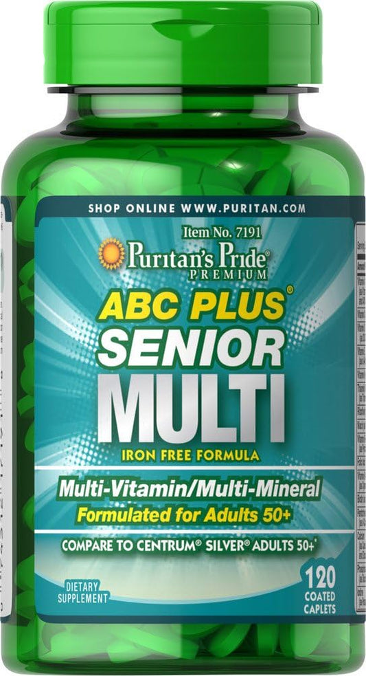 Senior Multivitamin Multi-Mineral Formula by Puritan's Pride ABC Plus�