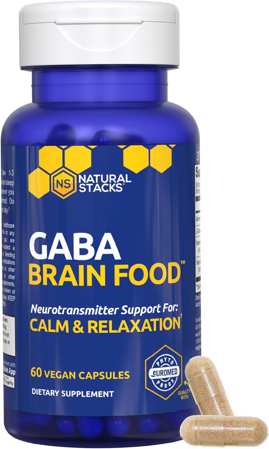 Serotonin & GABA Brain Food Bundle - Boosts Mood & Calmness - 120 Capsules