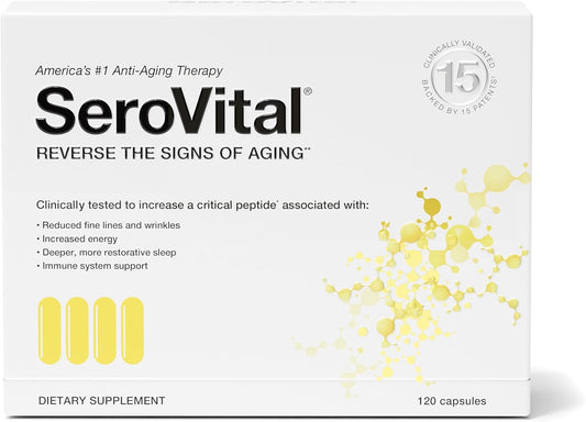 Serovital Renewal Complex for Women - Female Peptide Support Supplement - 120 Capsules