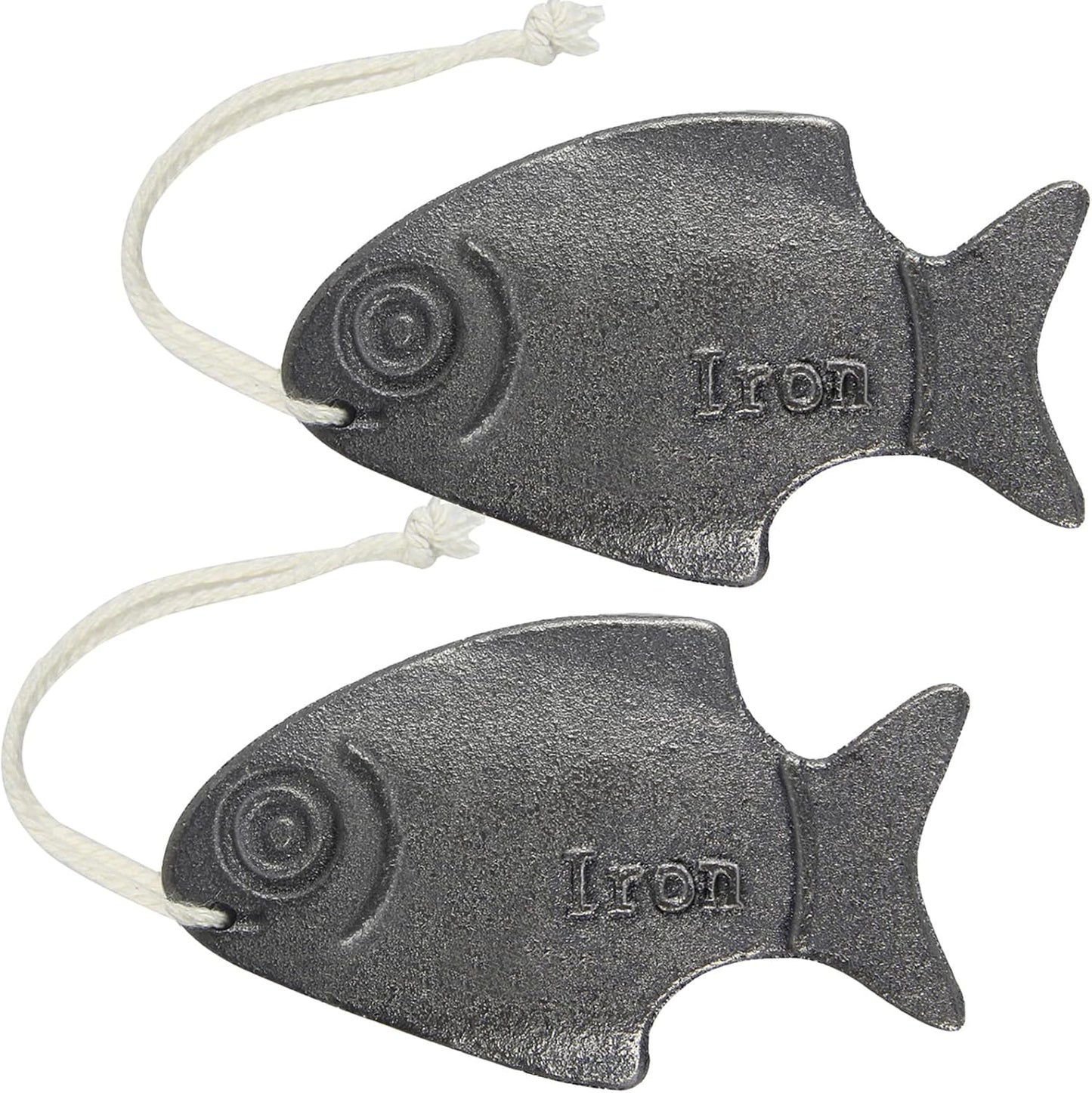 Set of 2 Amareu Iron Fish - Natural Iron Sources for Deficiency Prevention, Safe Cooking Tool with No Side Effects