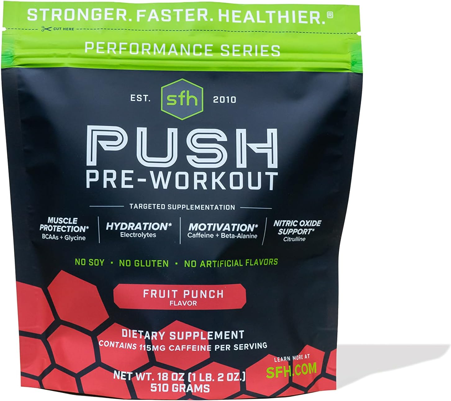 SFH Pre and Post Workout Bundle - Push Fruit Punch & Recover Chocolate Powder