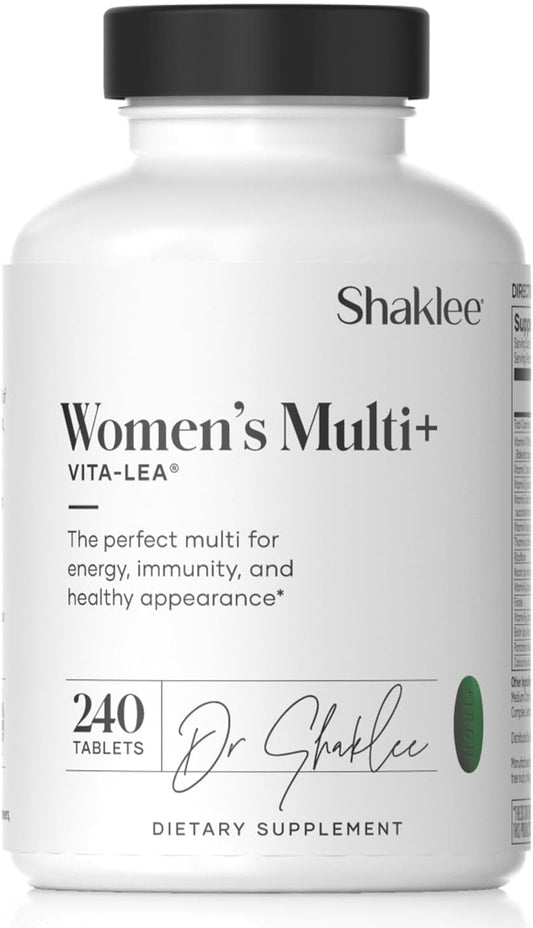Shaklee Vita-Lea Women High-Potency Multivitamin with Folic Acid, Iodine, Iron - Prenatal/Postnatal Support - 240 Tablets