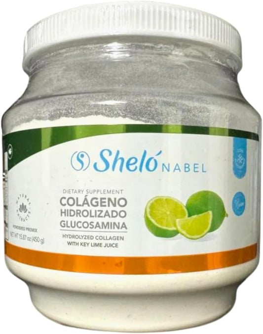 Shelo Nabel Key Lime Flavored Hydrolyzed Collagen with Glucosamine 15.87oz