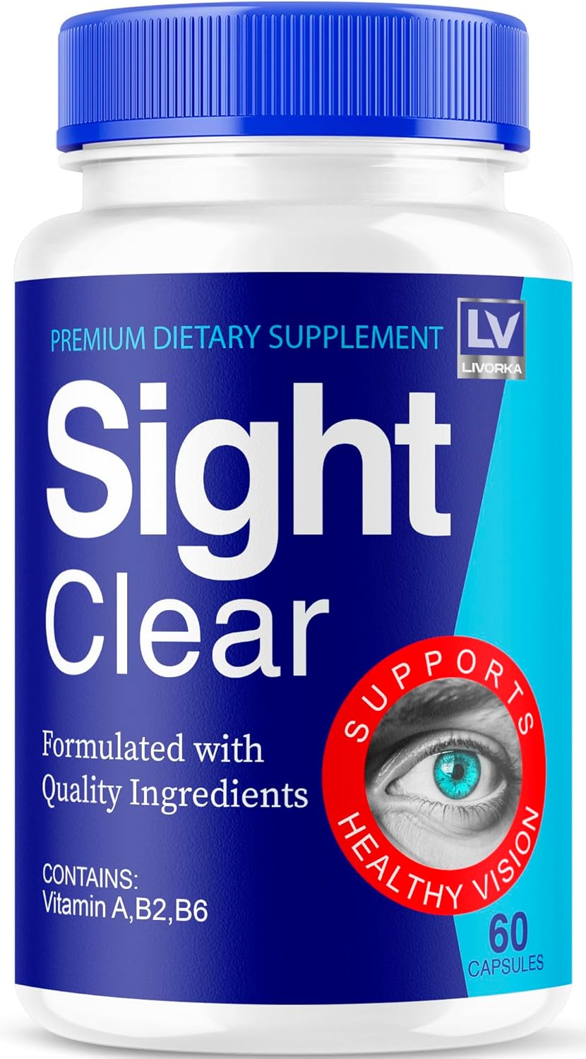 Sight Clear 20/20 Vision Capsules for Healthy Eye Support - 1 Month Supply