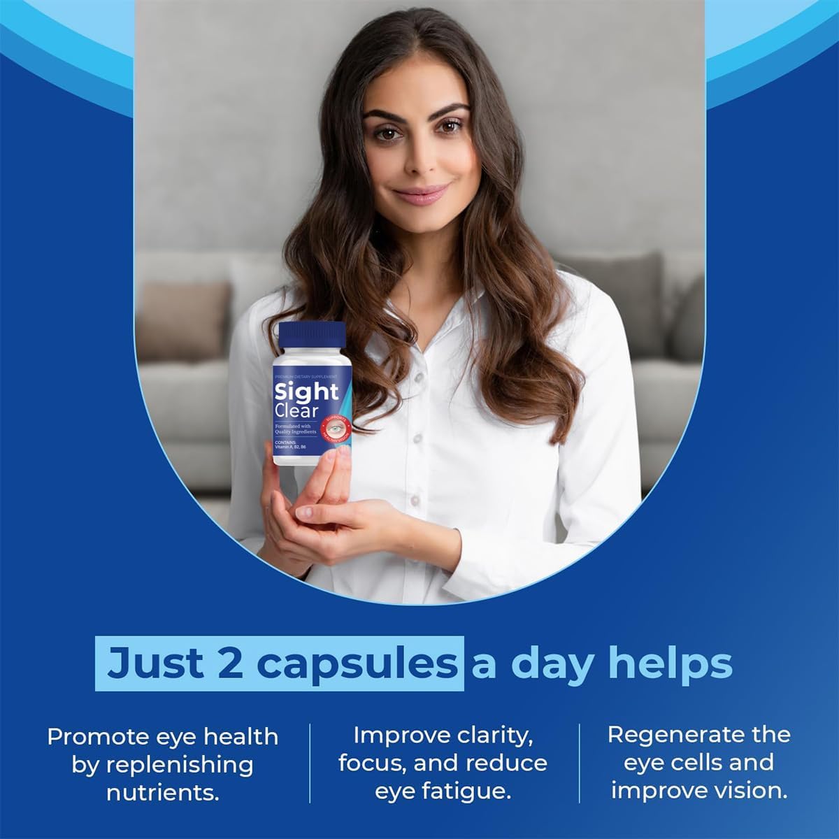 Sight-Clear Capsules - Vitamin Supplement for Clearer Vision (1 PC)