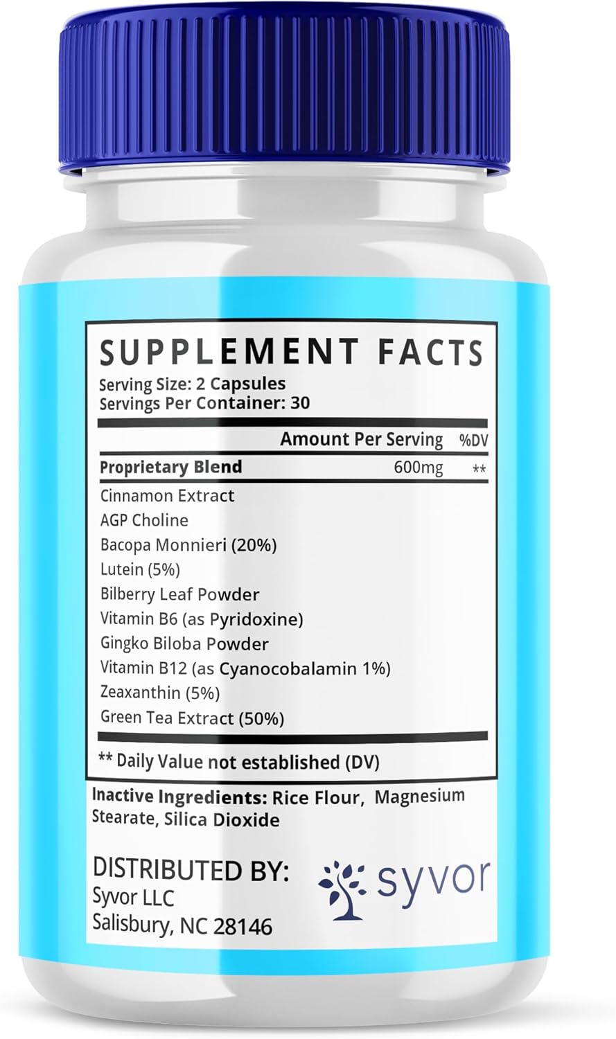 SightClear Max Strength Vision Support Capsules - 20/20 Vision Vitamin Pills for Eye Health - 60 Capsules