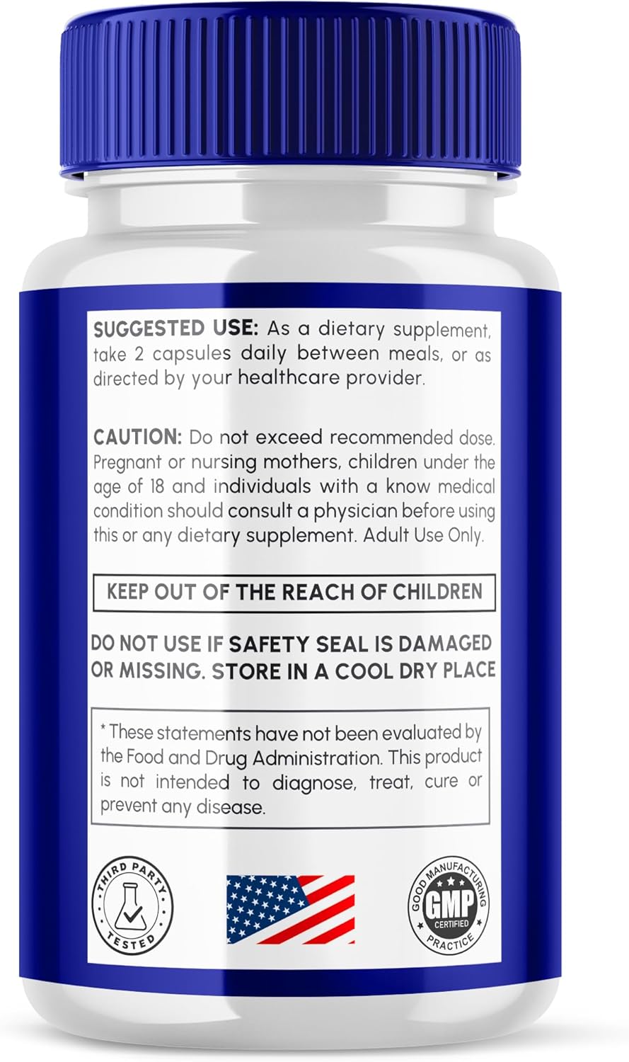 SightClear Max Strength Vision Support Capsules - 20/20 Vision Vitamin Pills for Eye Health - 60 Capsules