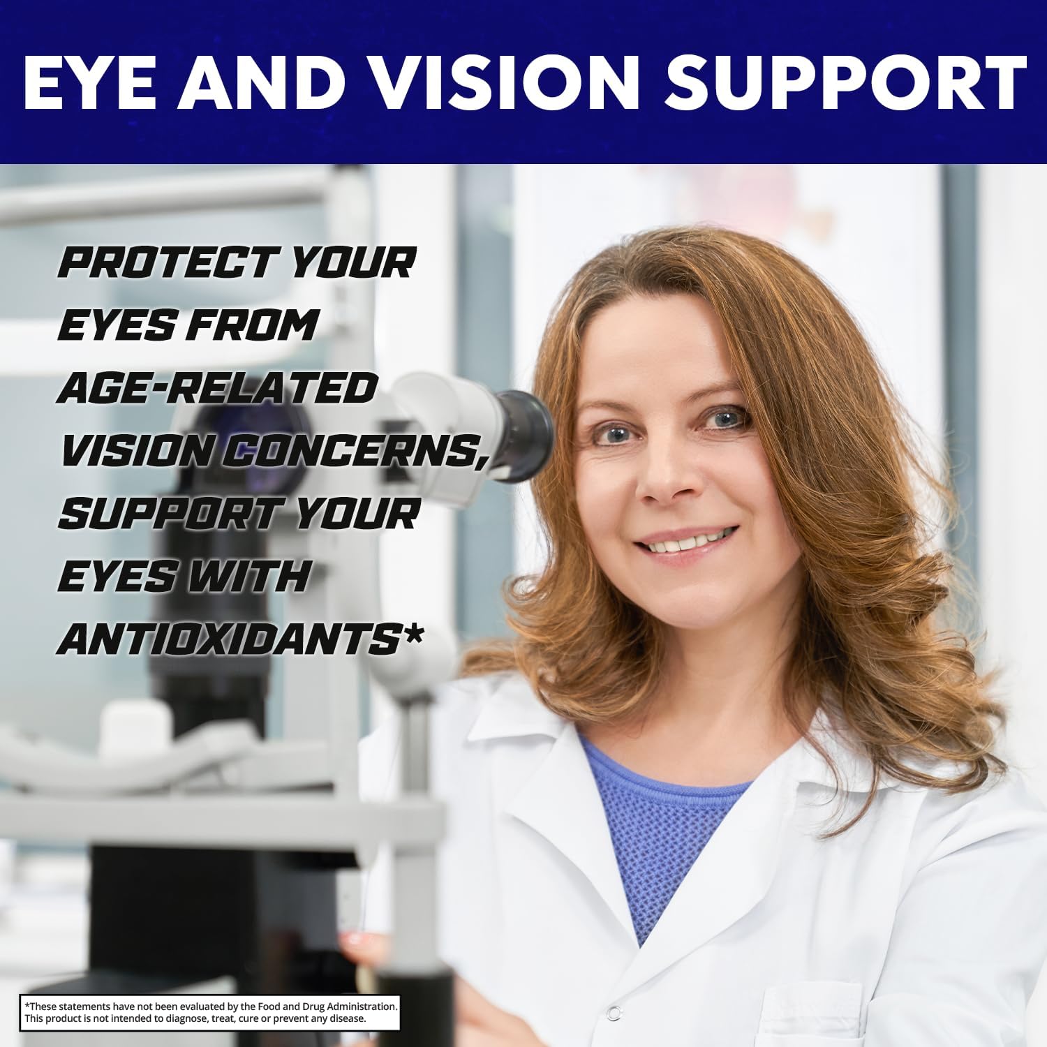 SightClear Max Strength Vision Support Capsules - 20/20 Vision Vitamin Pills for Eye Health - 60 Capsules