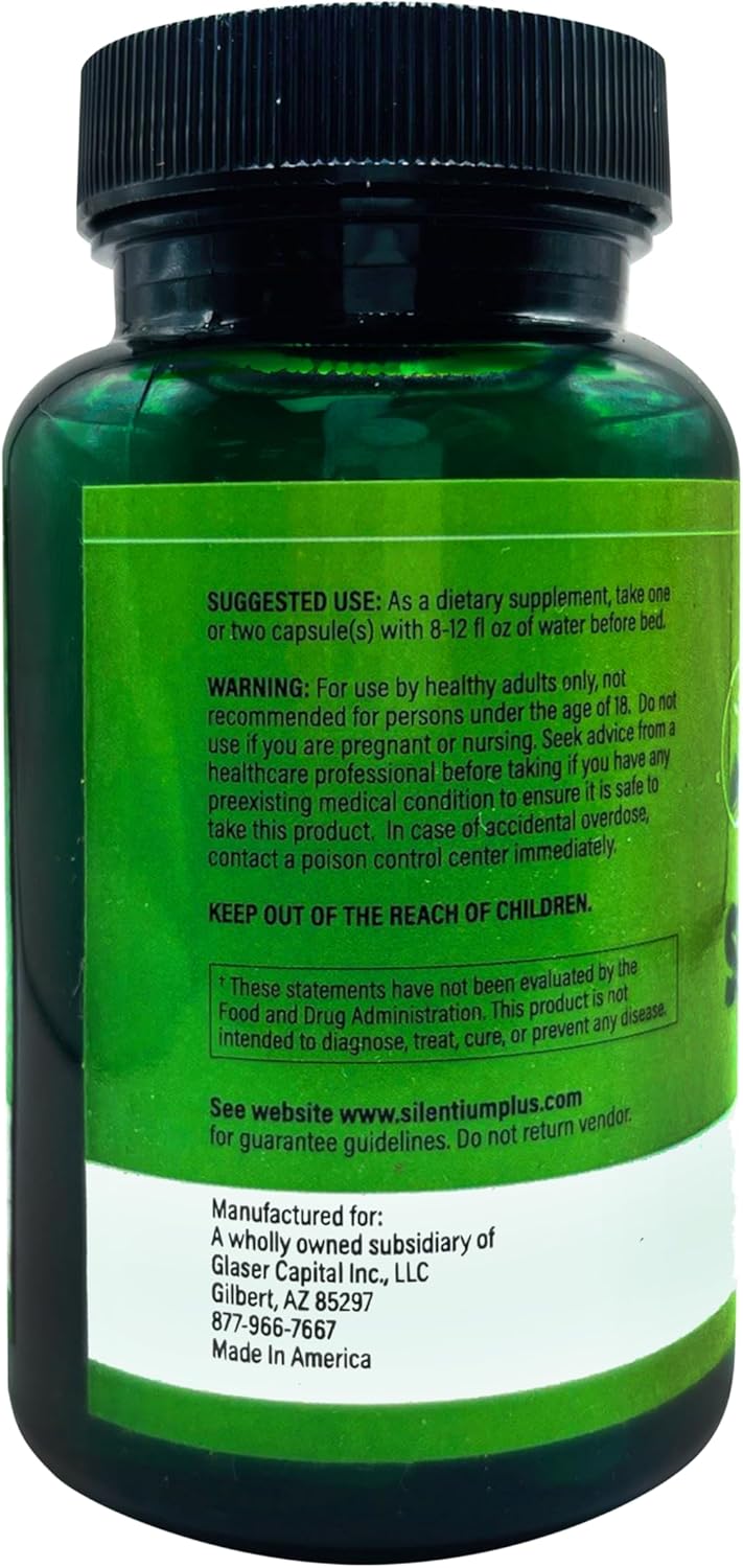 Silentium Plus: Improve Sleep Quality, Boost Energy, and Burn Fat - All-in-One Supplement