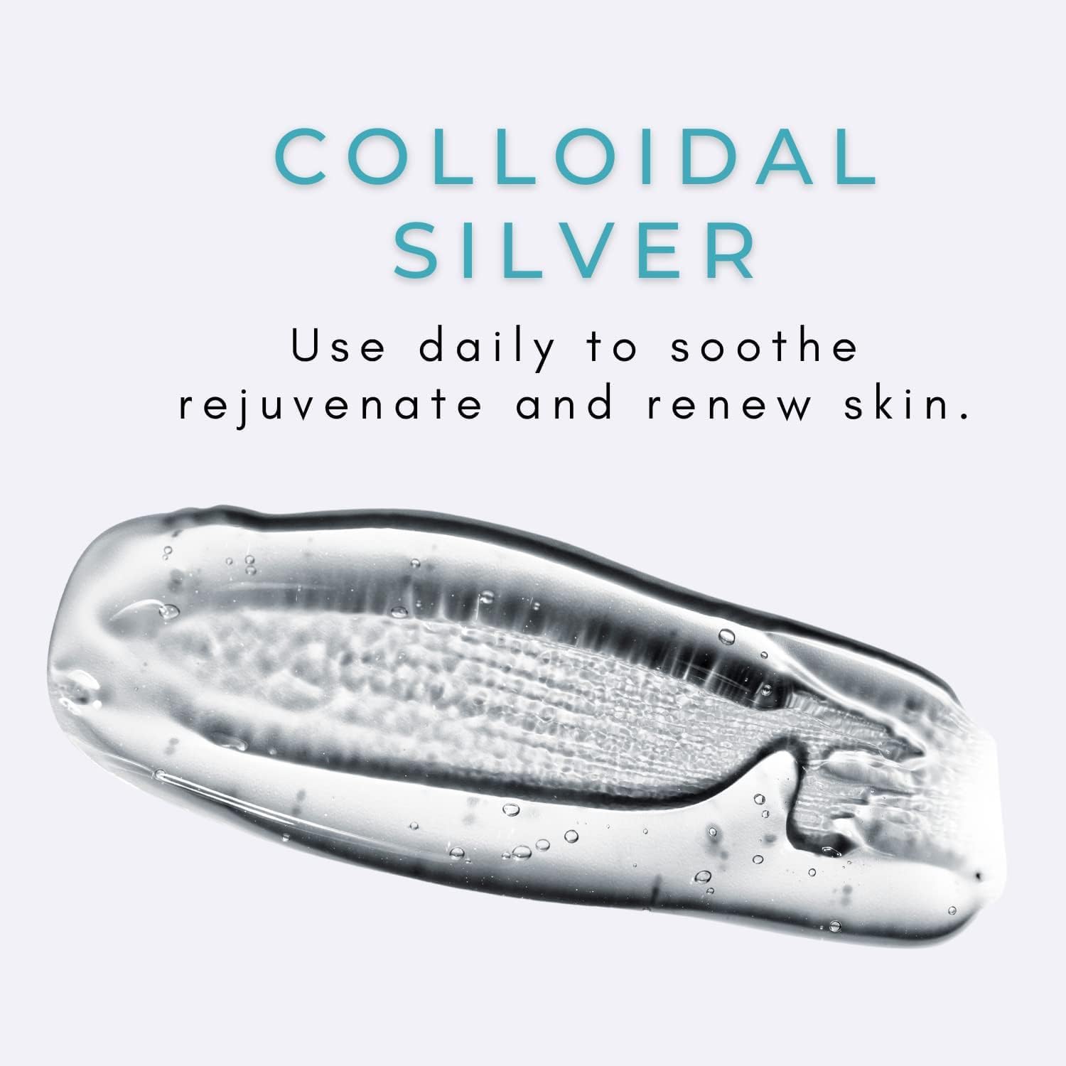 Silver Biotics Colloidal Nano SilverSol Gel for Healing Scars, Burns, and Blemishes - 20 ppm, 4 Oz (2 Pack)