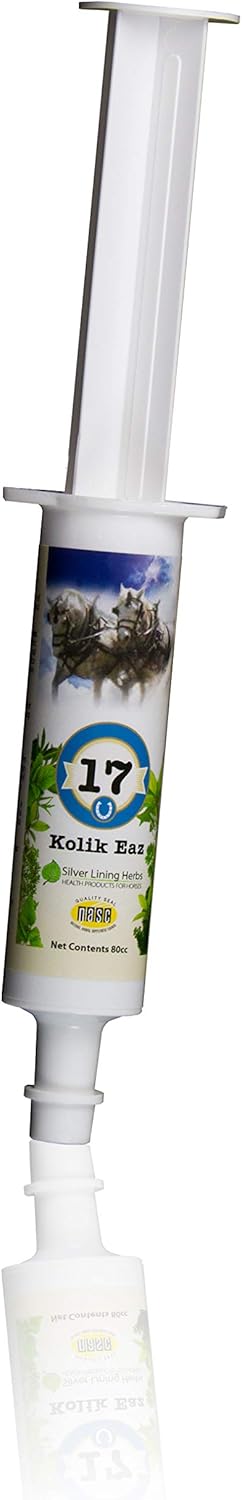 Silver Lining Herbs Colic Eaz 80cc Paste - Natural Relief for Horse Colic and Digestive Issues