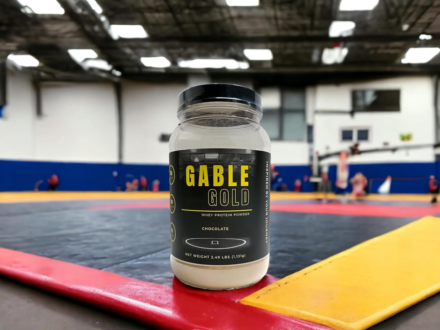 Silver Star Nutrition Gable Gold Chocolate Whey Protein Powder with MCT Oil and Inulin, 25g Protein, No Sugar Added - 30 Servings, 2.49lbs