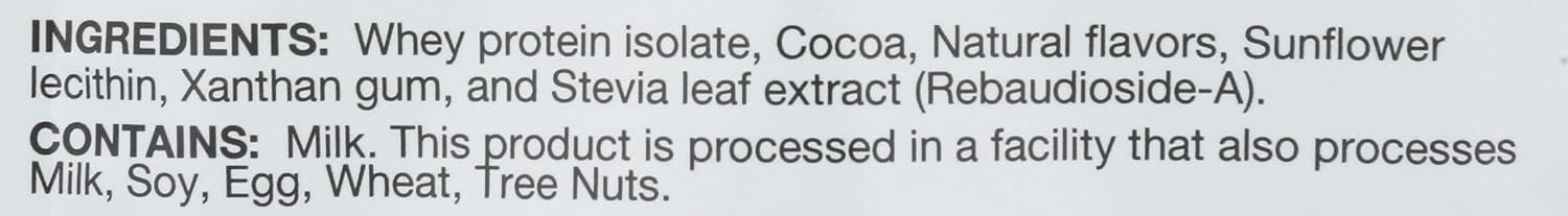 Single Packet of JAYROBB Jay Robb Chocolate Whey Protein Powder - 1.06 OZ