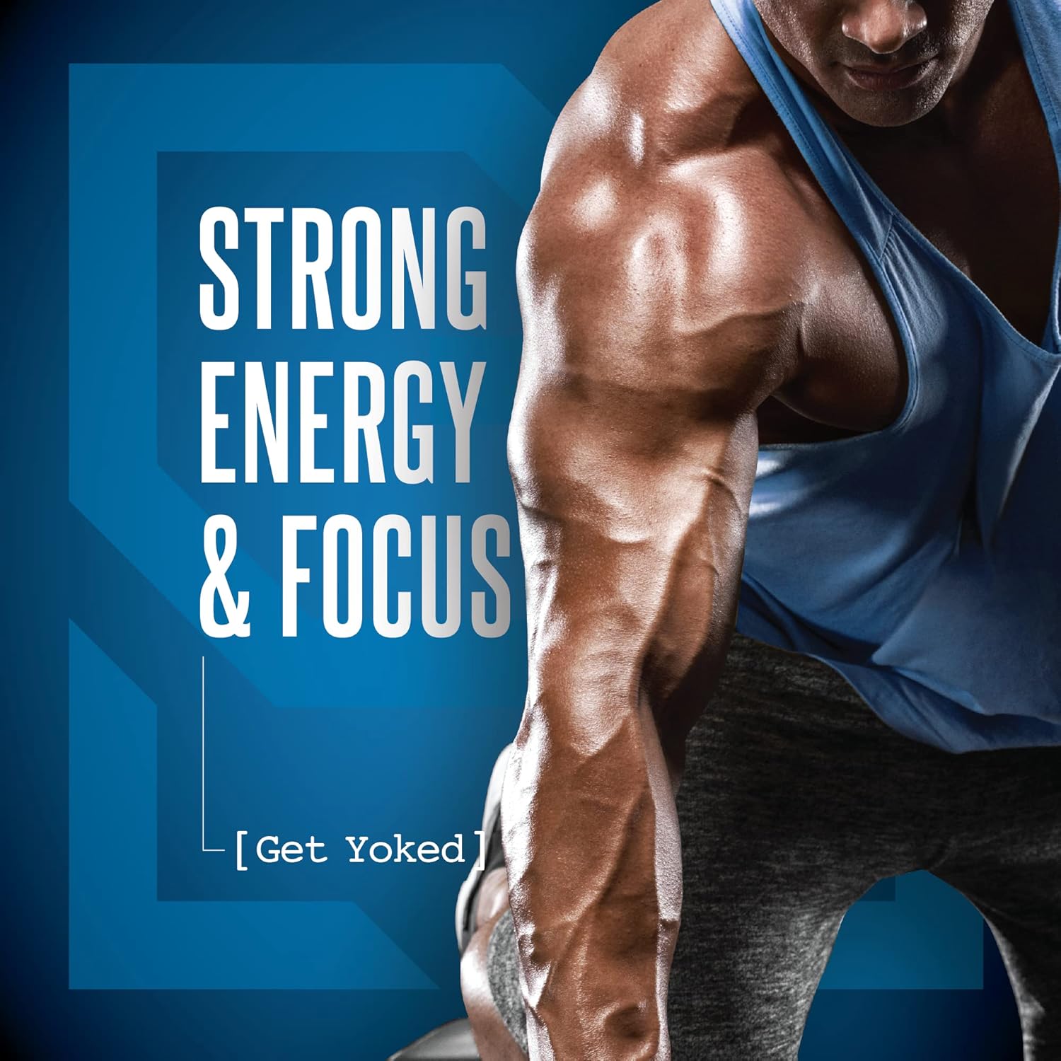 Siren Labs Shock’D Yoked High Stim Pre-Workout - High Energy & Muscle Pumps - Nitric Oxide Booster - Flex on The Beach - 30 Servings