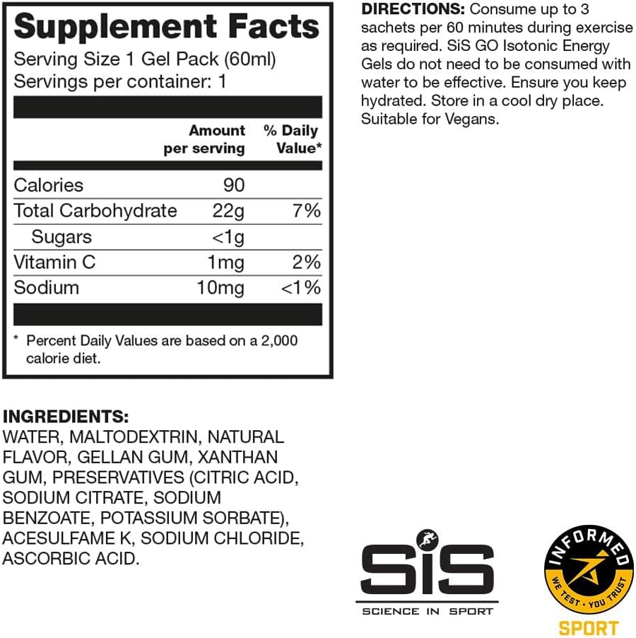 SiS GO Isotonic Energy Variety Pack - 6 Pack, 2 Fl Oz Each