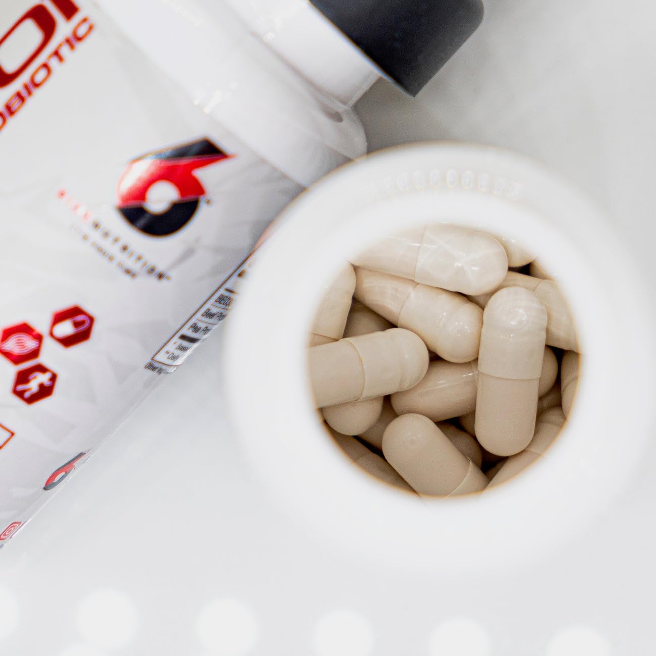 Sixx Nutrition Extreme Probiotics BE0301 - 15 Billion CFU 10 Strains for Digestive & Gut Health - Reduces Fatigue, Soreness, Lactic Acid - Boosts Liver & Muscle Glycogen