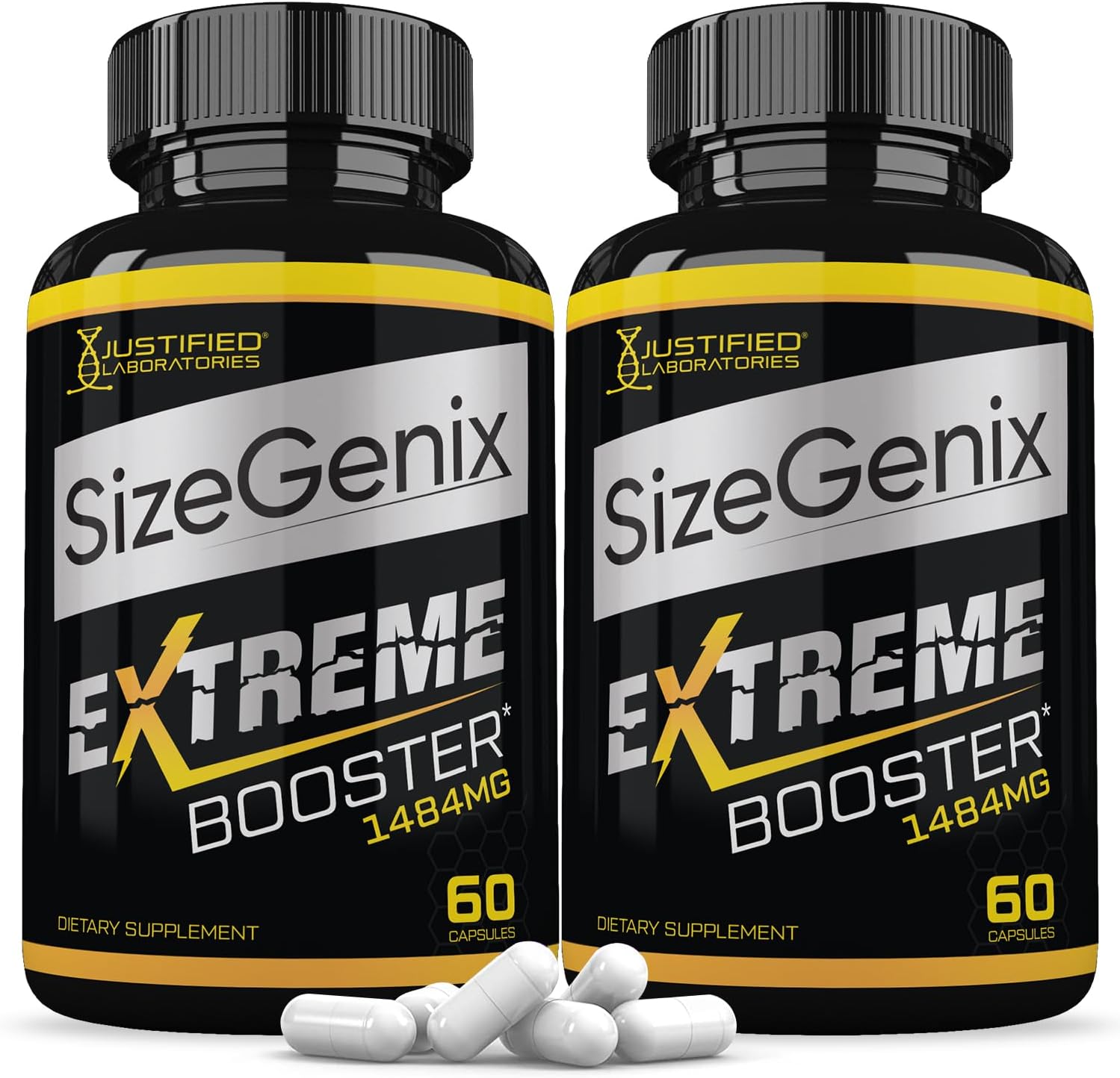 Sizegenix Men’s Health Supplement 1484mg 2 Pack - 240 Capsules from Justified Laboratories