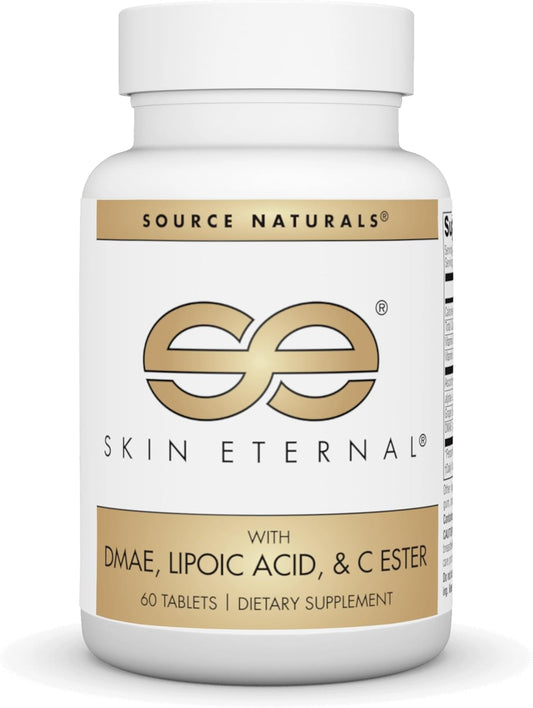 Skin Eternal Tablet with DMAE, Alpha Lipoic Acid, and Vitamin C Ester - 60 Tablets by Source Naturals