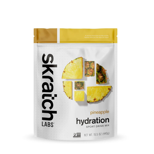 Skratch Labs Pineapple Sport Drink Mix: Hydration Powder with Electrolytes for Exercise, Endurance, and Performance | Non-GMO, Vegan, Kosher | 20 Servings