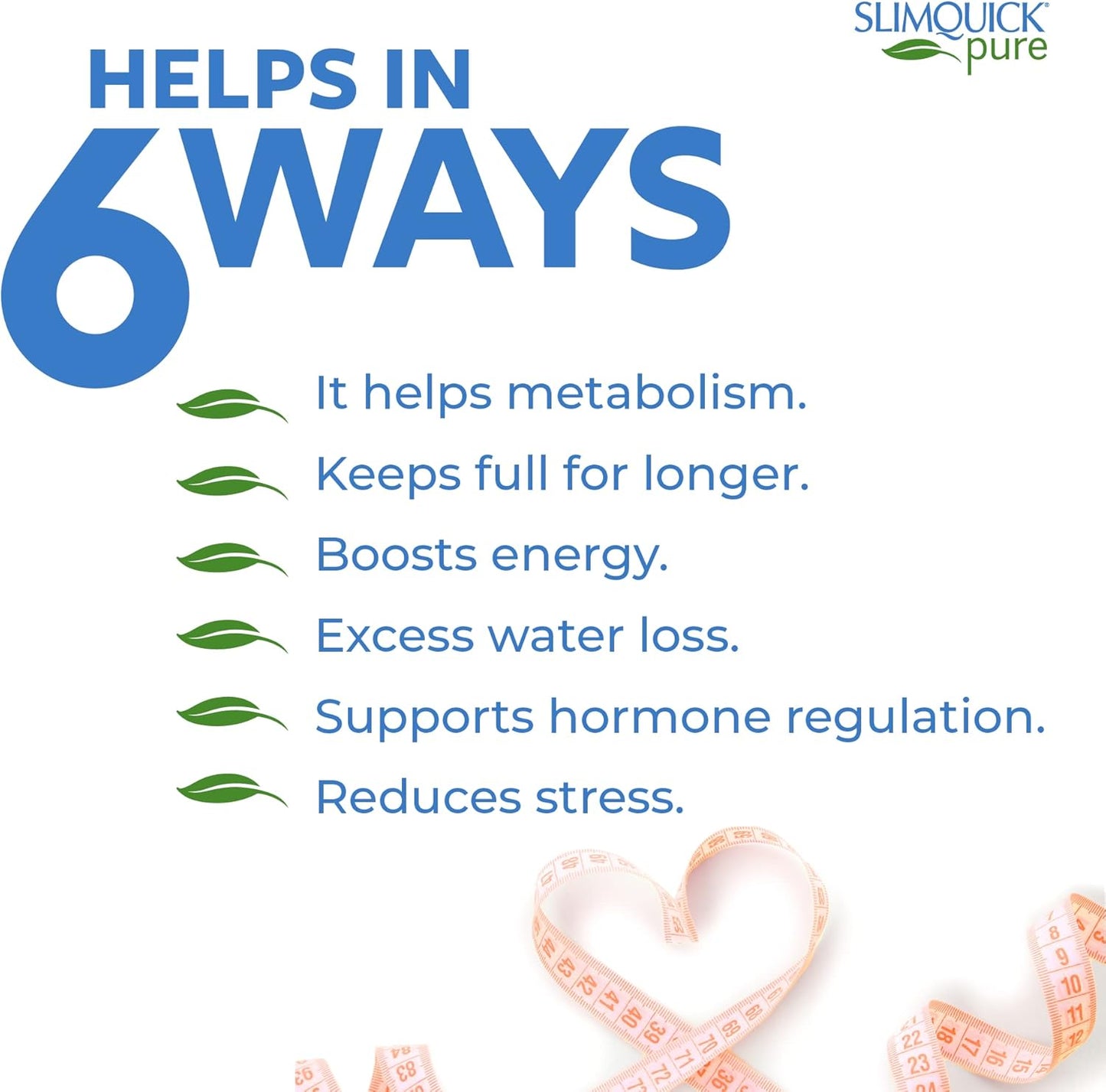 SlimQuick Tangerine Weight Management Drink Mix - Boosts Metabolism, Long-Lasting Fullness with Green Tea, Caffeine, Chaste Tree, Rhodiola Extract - 26 Count