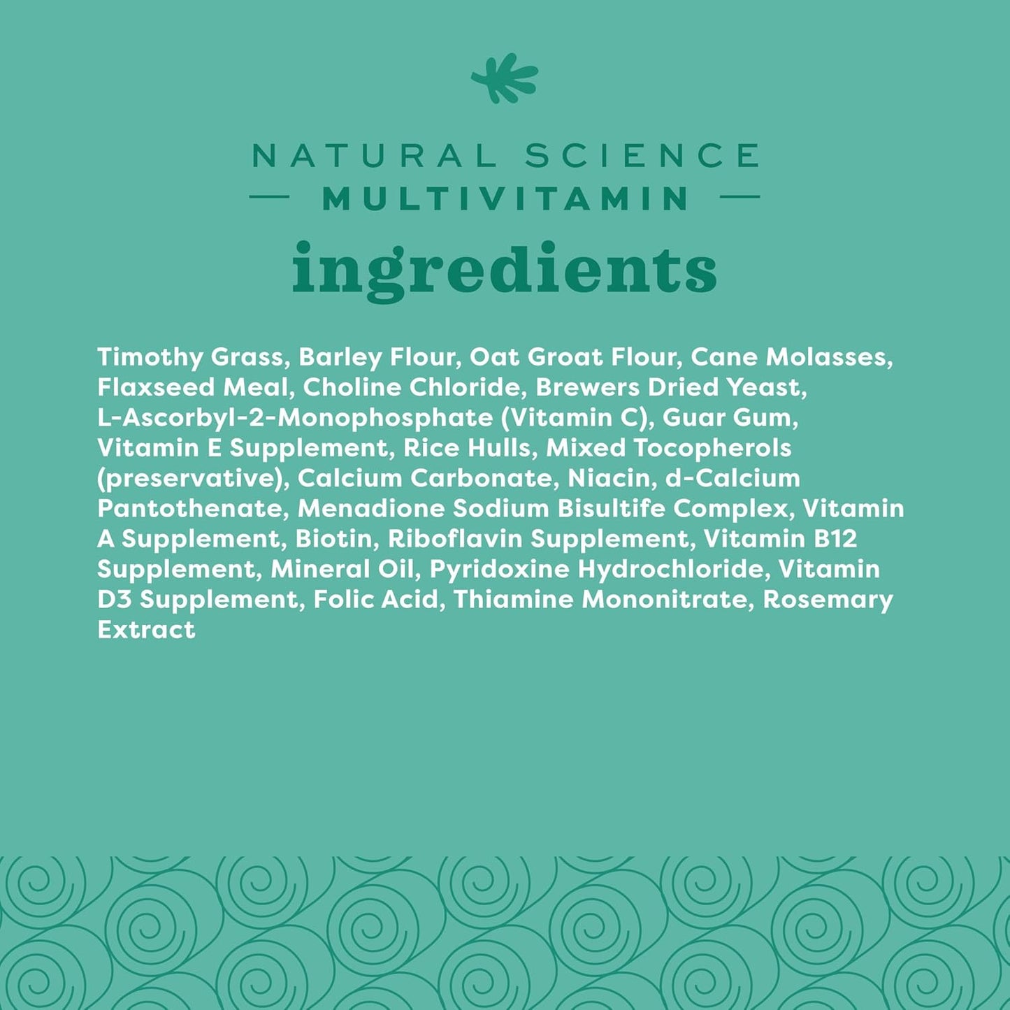 Small Animal Multivitamin with Essential Vitamins, Omega 3 & 6 Fatty Acids - 4.2 oz.