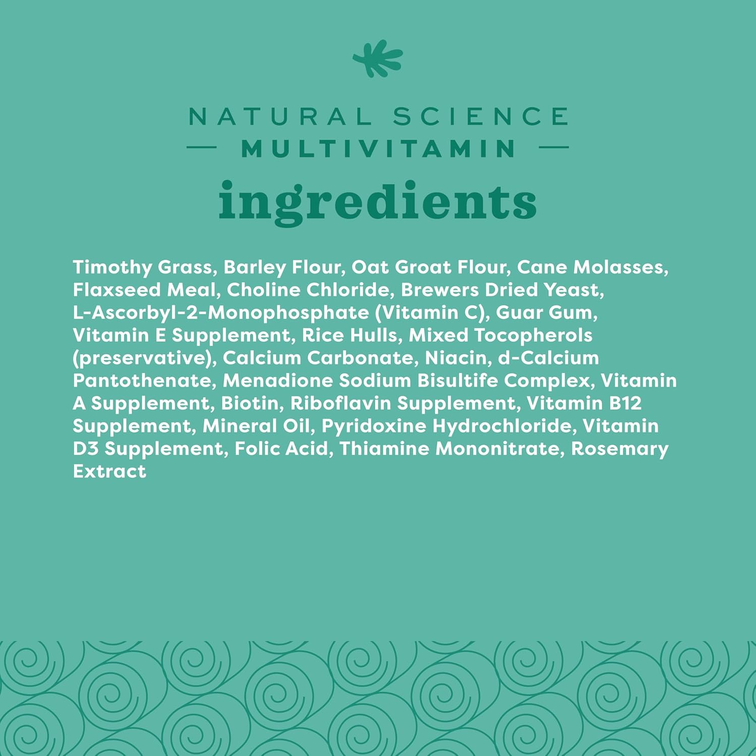 Small Animal Multivitamin with Essential Vitamins, Omega 3 & 6 Fatty Acids - 4.2 oz.