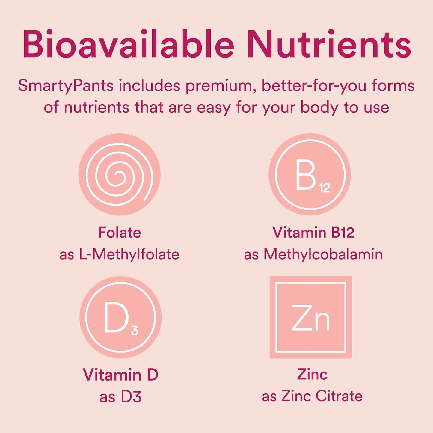 SmartyPants Women's 50+ Multivitamin Gummy with Omega 3 Fish Oil, Methylfolate, CoQ10, Vitamin D3, C, B12, B6, A, K, Zinc, Biotin - 120 Count