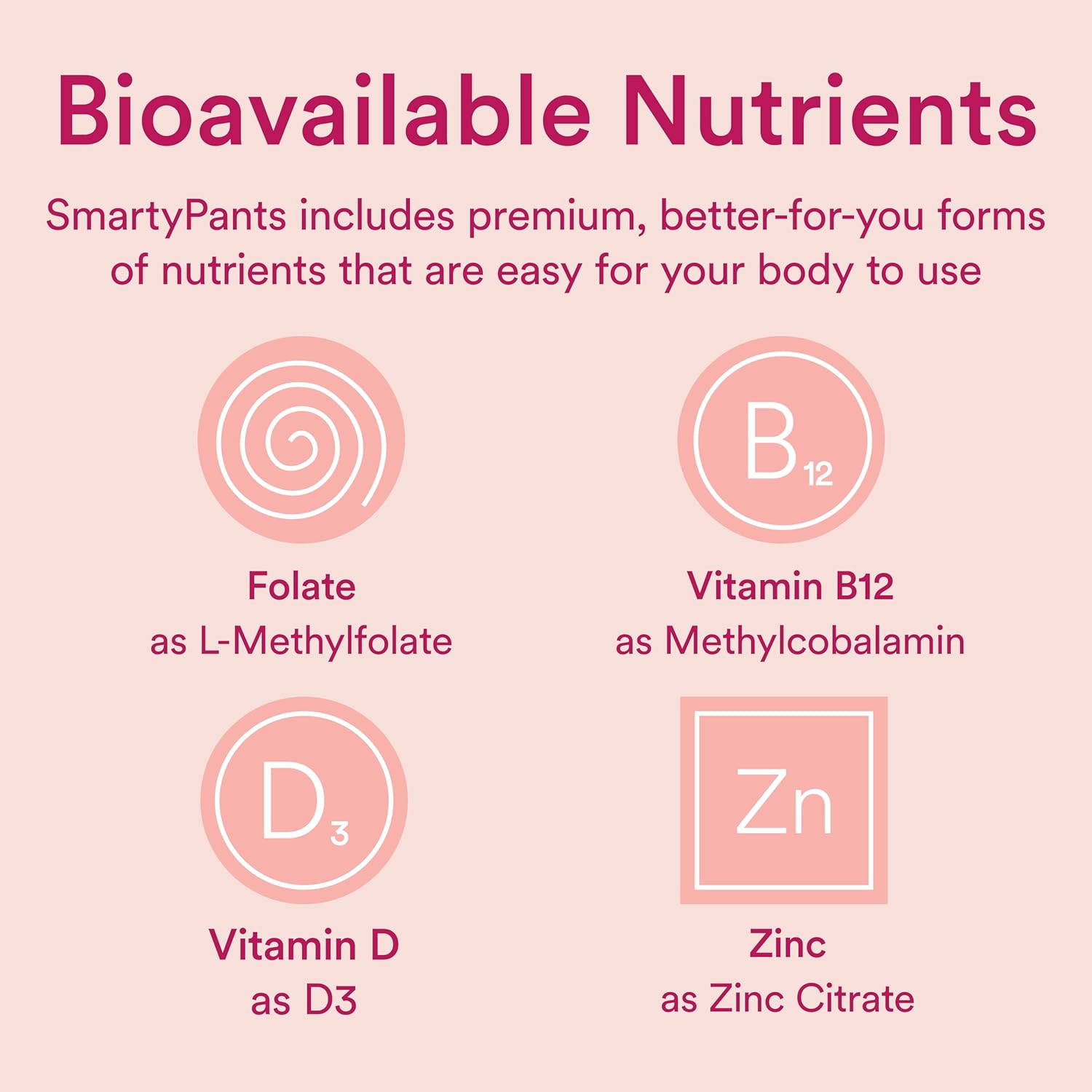 SmartyPants Women's 50+ Multivitamin Gummy with Omega 3 Fish Oil, Methylfolate, CoQ10, Vitamin D3, C, B12, B6, A, K, Zinc, Biotin - 120 Count