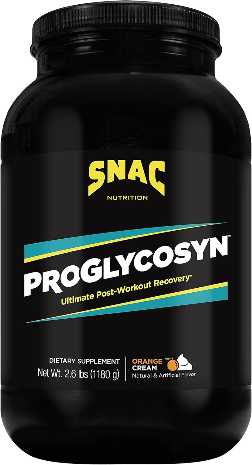 SNAC Proglycosyn Ultimate Orange Cream Post Workout Recovery Formula 2.6 lbs