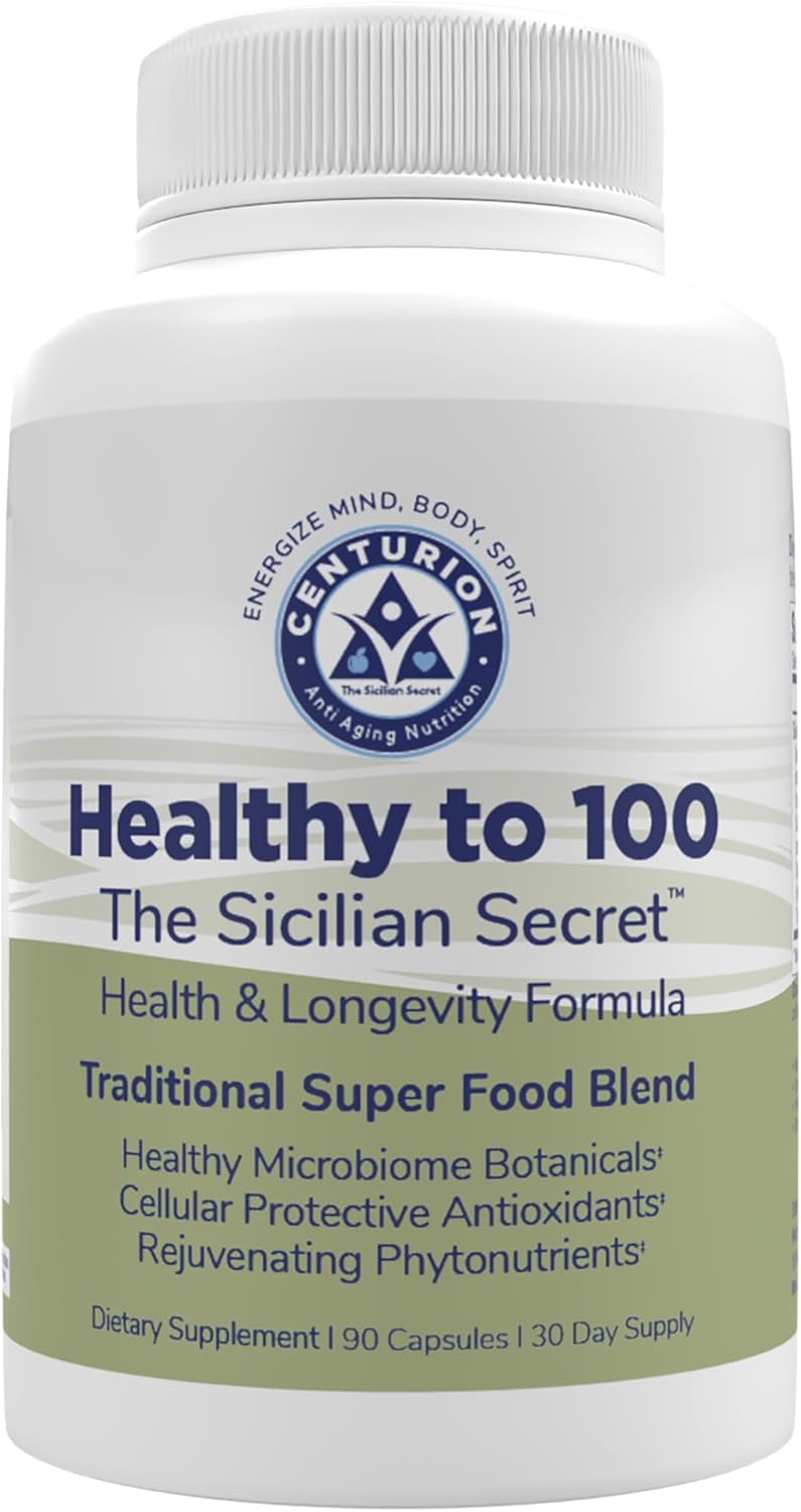 SNANA Healthy to 100 Capsules with Mediterranean Diet Superfoods for Immunity Boost and Healthy Lifestyle - 90 Capsules