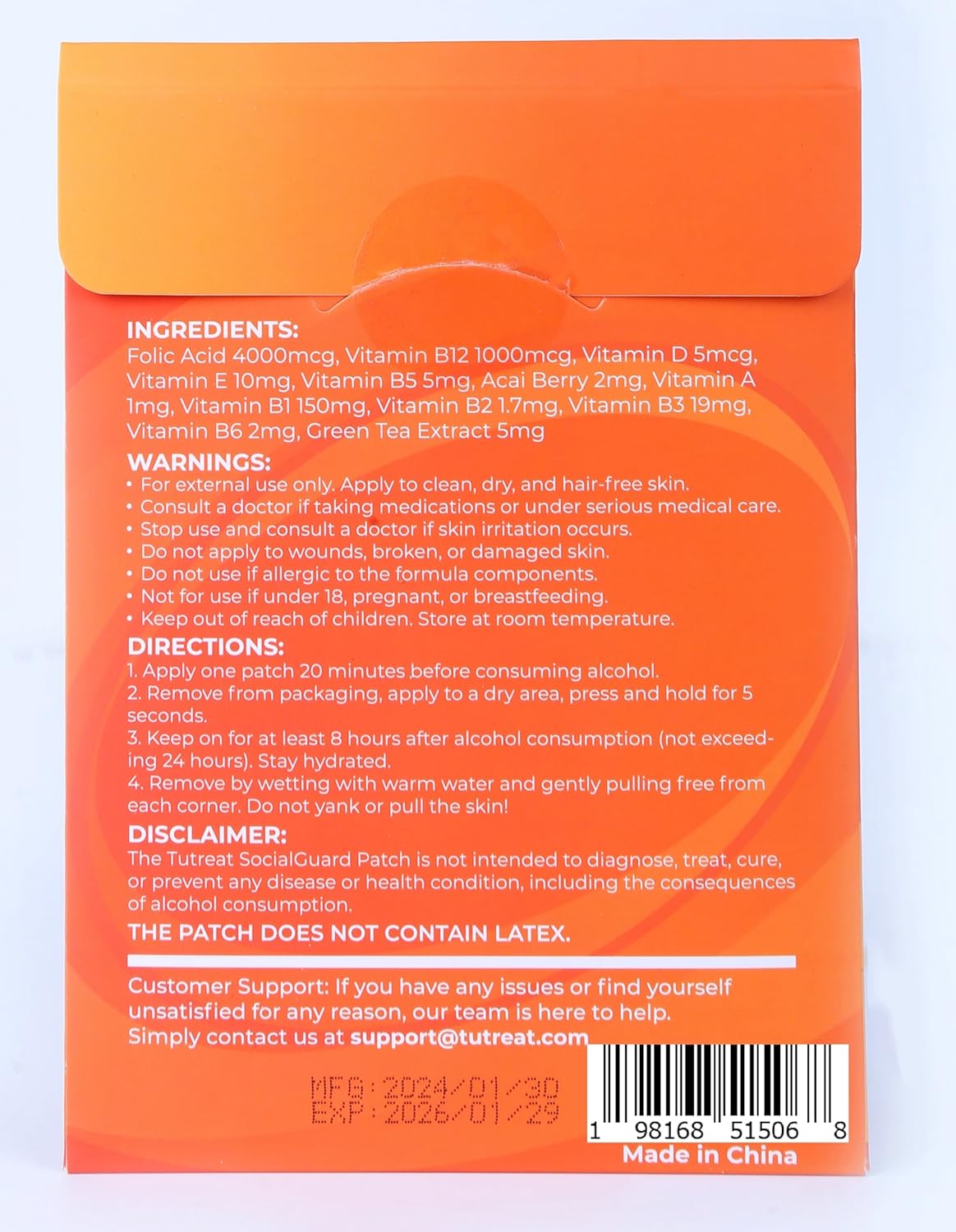 SocialGuard Party Recovery Patches 48-Pack: Ultimate Weekend Holiday Celebration Essential Kit for Women, Men, Friends, and Family