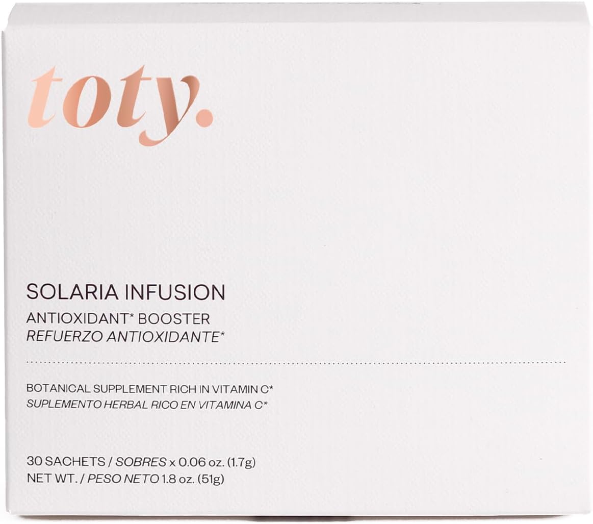 Sofia Vergara Solaria Infusion Antioxidant Booster Supplement with Polypodium Leucotomos Extract and Camu Camu Vitamin C - 30 Sachets