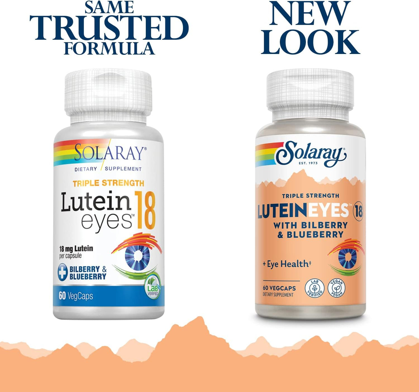 Solaray 18mg Triple Strength Lutein Eyes Supplement for Eye & Macular Health - Non-GMO - 60 CT