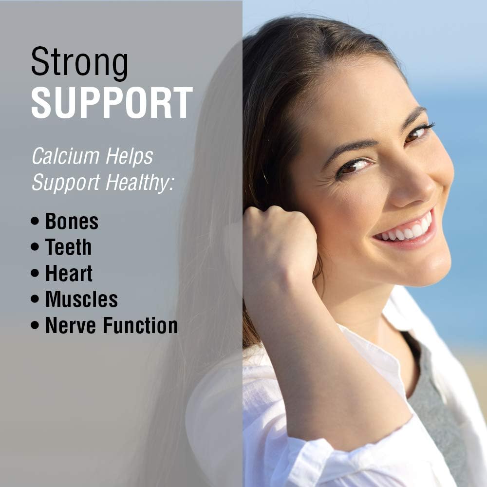Solaray Calcium Citrate Capsules - 1000 mg, 240 Count - Vegan-Friendly Formula