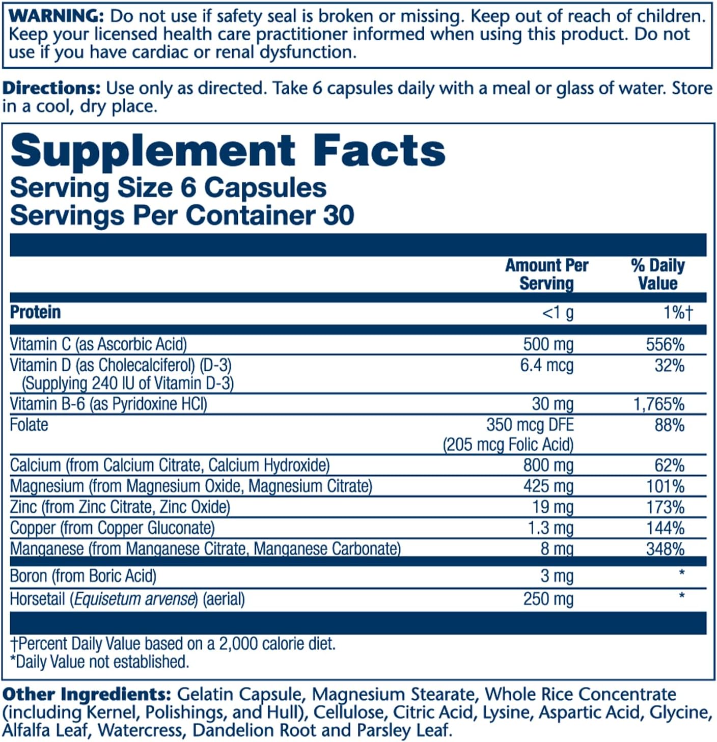 Solaray Calcium Citrate Supreme 800mg Blend for Bone Health & Digestion | 30 Servings | 180 VegCaps