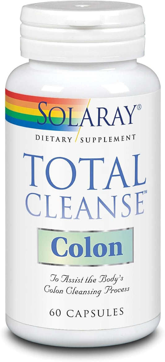 Solaray Total Cleanse Colon 60 Veg Capsules - Plastic Bottle