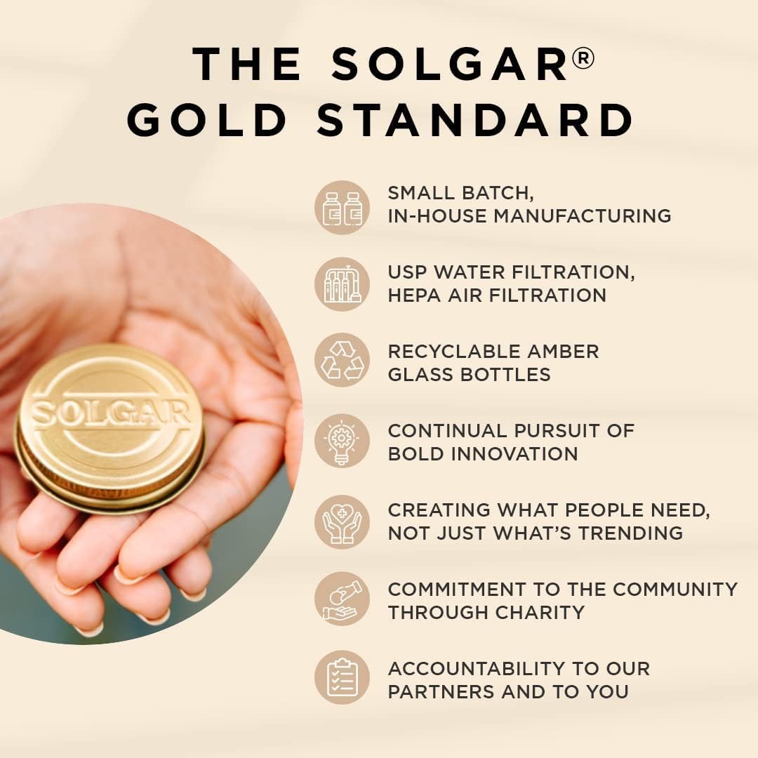 Solgar Advanced MSM Formula for Skin, Nails & Hair - 120 Tablets with Collagen Support - Zinc, Vitamin C & Copper - Non GMO, Vegan, Gluten & Dairy Free