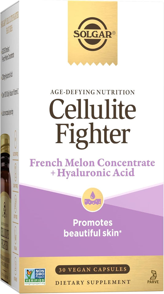 Solgar Cellulite Fighter: Age-Defying French Melon Concentrate for Beautiful Skin, Vegan & Gluten-Free, 30 Servings