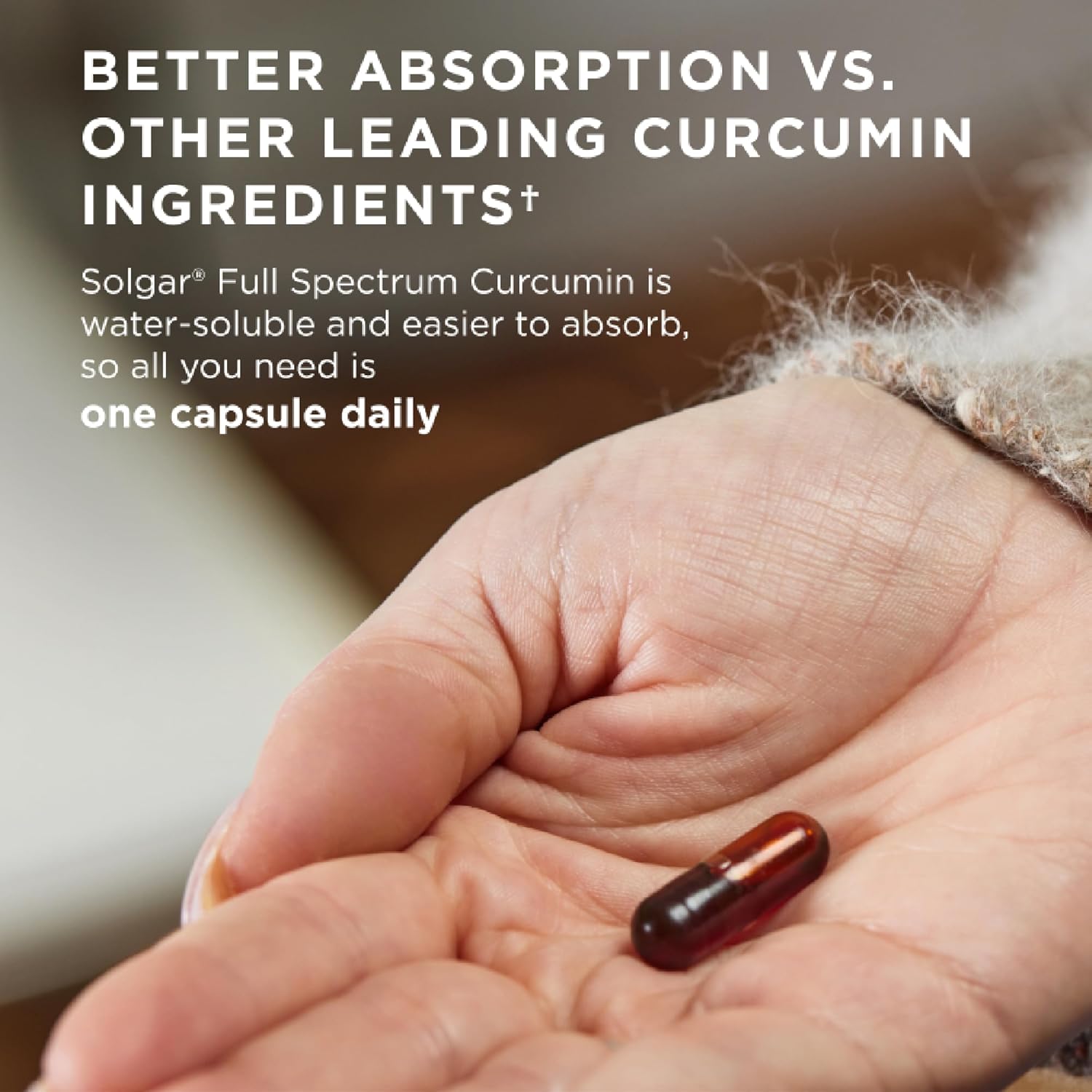 Solgar Full Spectrum Curcumin LiCaps for Brain, Joint, and Immune Health - Non-GMO, Vegan, Gluten Free