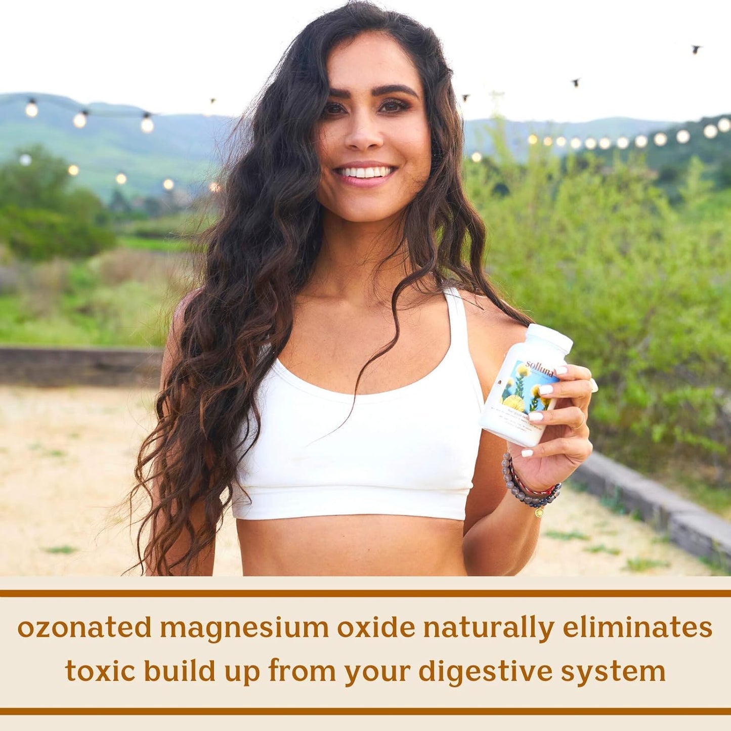 Solluna by Kimberly Snyder Feel Good Detoxy Capsules - Natural Colon Cleanse with Magnesium Oxide & Asc2P for Gentle Digestion Detox