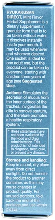 Solstice Ryukakusan Mint Herbal Supplement - 16 Sachets, 1 Box