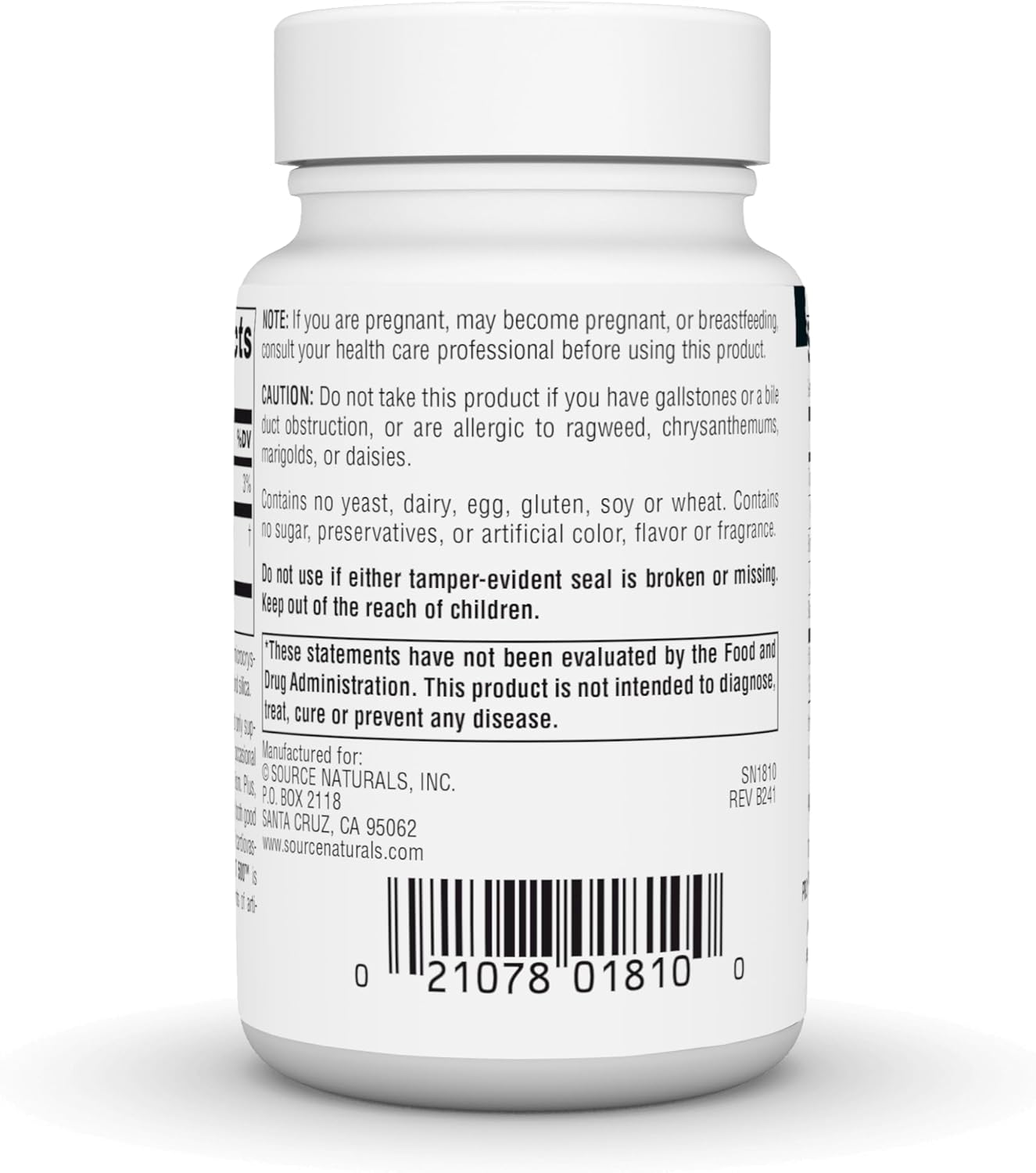 Source Naturals Artichoke Extract 500 Tablet, 45 Count - Supports Digestive Health and Liver Function